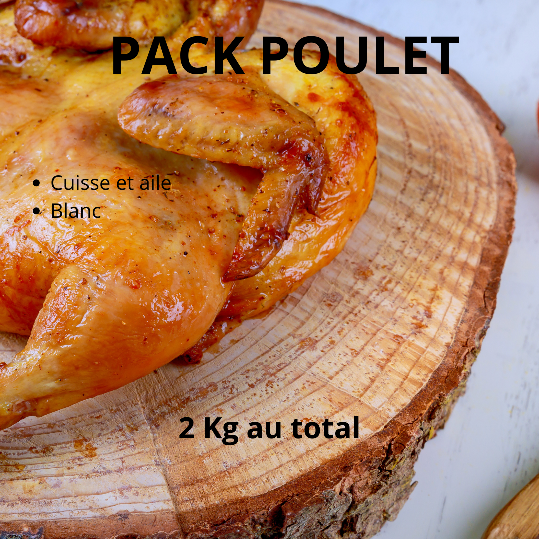 A-TSK-Pack poulet 2kg (1kg/chaque)